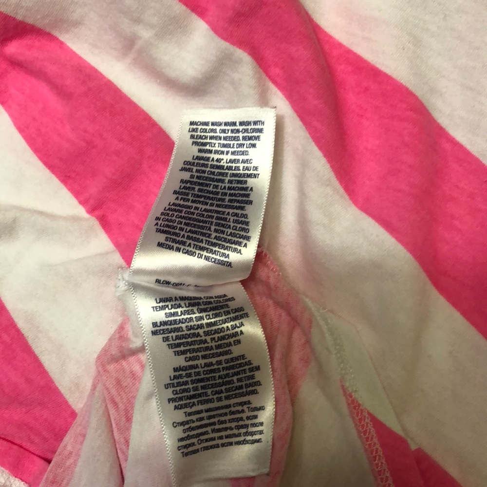 Ralph Lauren pink stripe shirt for girl 7(S) - Picture 7 of 7